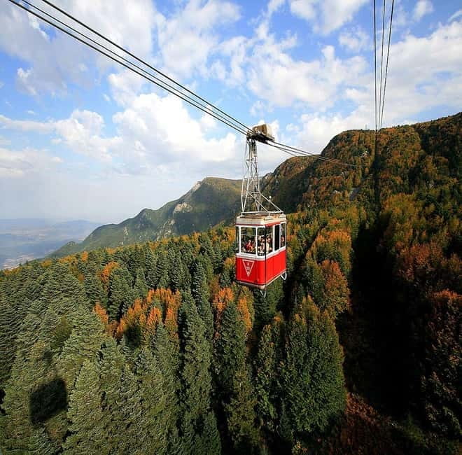 Bursa Nature Tour with Lunch & Cable Car (optional) - The 25-minute cable car ride toward Bursa
