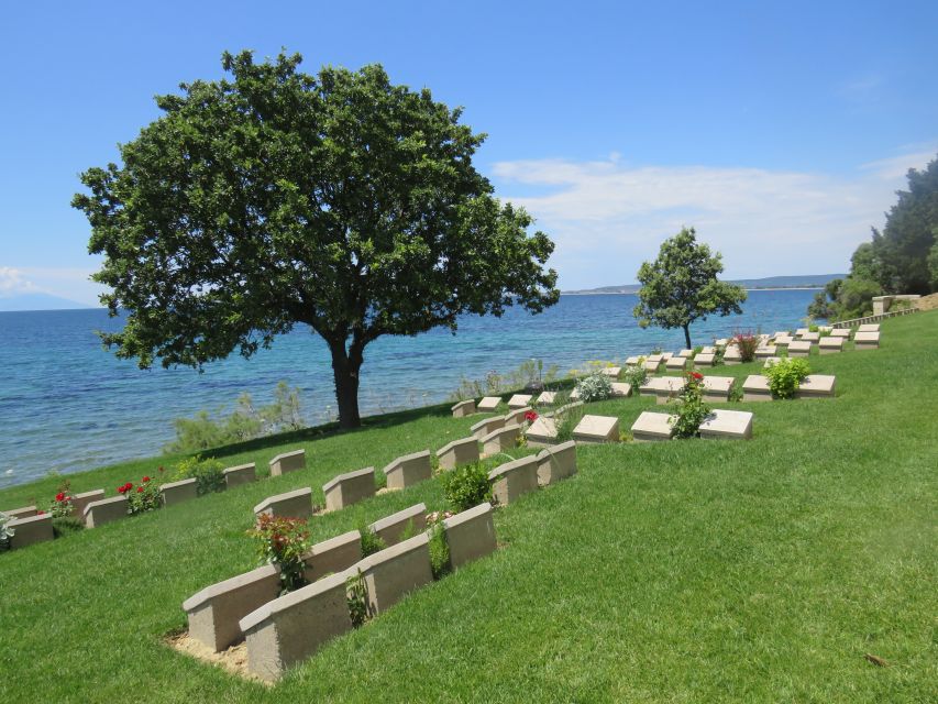 Canakkale: Full-Day Troy and Gallipoli Tour - Cemeteries and memorials put names to the campaign
