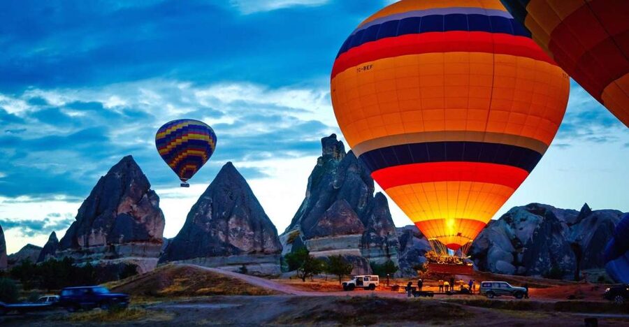 Cappadocia: 1 of 3 Valleys Hot Air Balloon Flight - The morning begins before sunrise