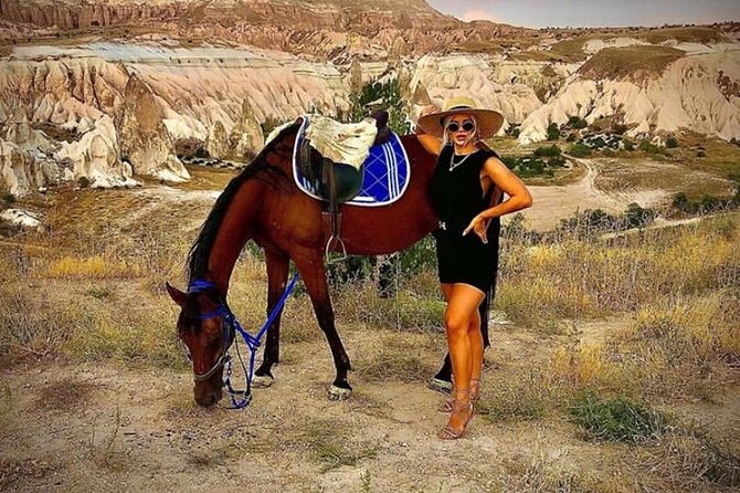 Cappadocia 2 hours Horse Riding Experience - flexible time - Red Valley, slopes, and the Cross Church pause