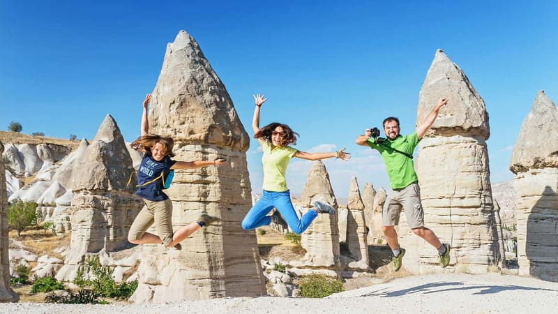 Cappadocia: Best of Red and Green Small Group Guided Tour - Fairy chimneys and the first views of Cappadocia