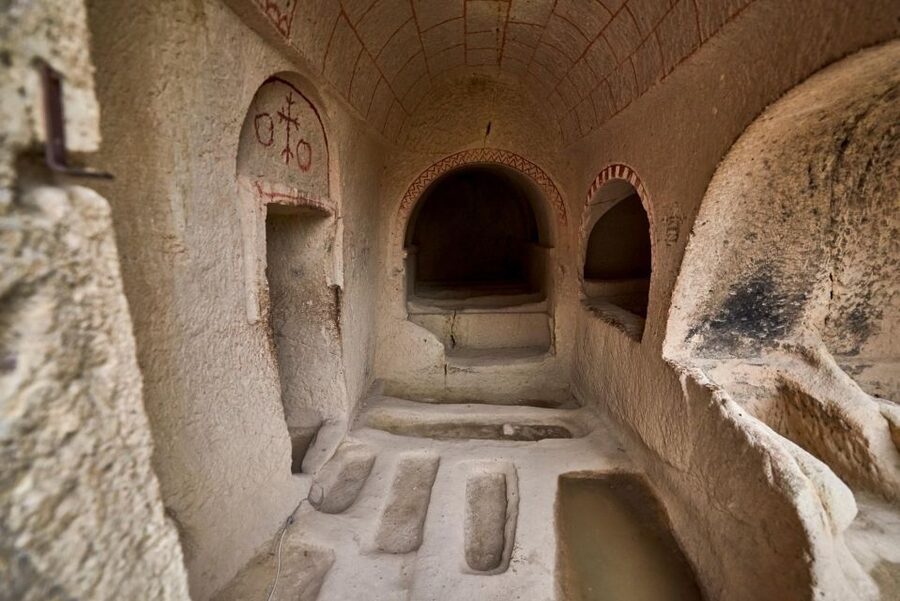 Cappadocia: Blue Tour with Entry Fees and Lunch - Çavuşin, a cave village shaped by time