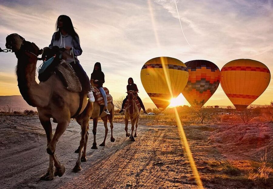 Cappadocia: Camel Safari - The scenery: Rose Valley and open Cappadocia views