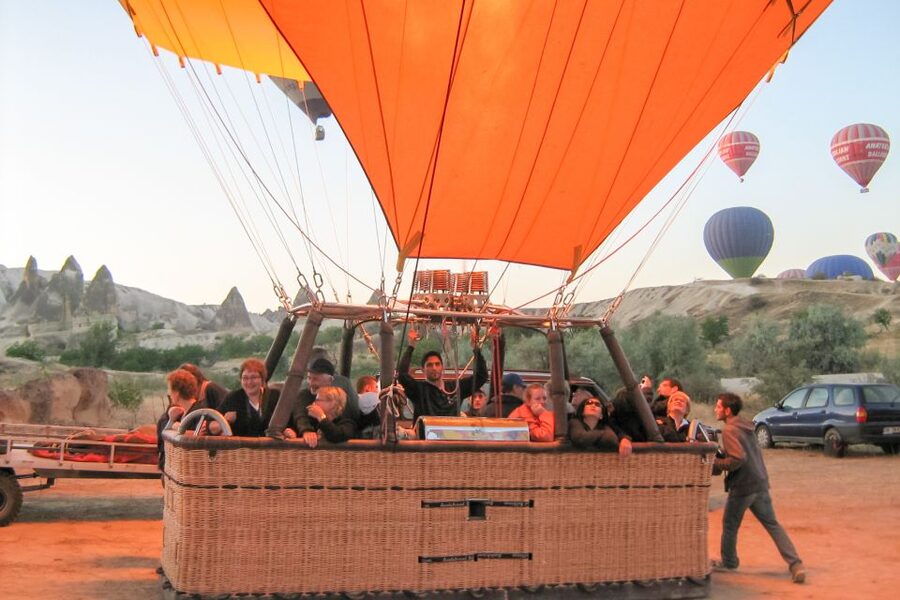 Cappadocia: Discover Sunrise on a Hot Air Balloon - The launch area gives you a front-row start
