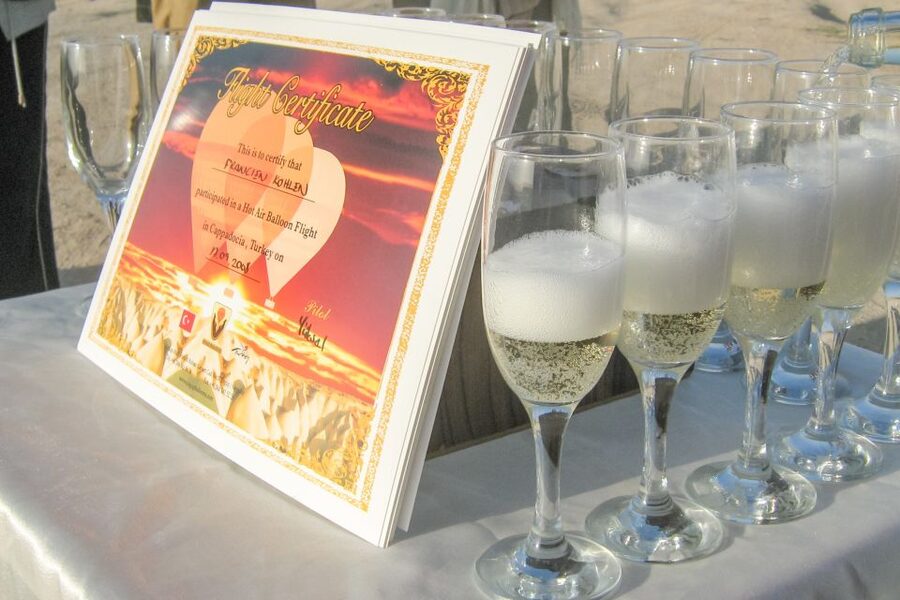 Cappadocia: Discover Sunrise on a Hot Air Balloon - The landing is part of the show