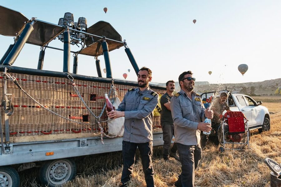 Cappadocia: Goreme Hot Air Balloon Flight at Sunrise - Watching the balloon inflate before sunrise