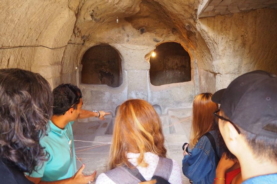 Cappadocia: Green Tour - Ihlara Valley & Underground City - Göreme Panorama starts the day with fairy chimneys