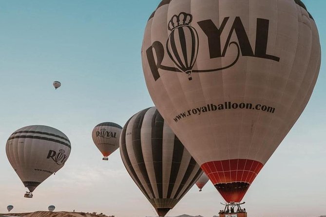 Cappadocia Hot Air Balloon Ride / Royal Balloon - Landing, sparkling wine, and the medal