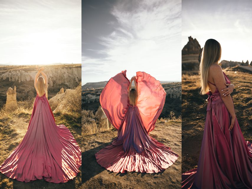 Cappadocia: Photo Shooting With Flying Dresses - Inside a fairy chimney cave