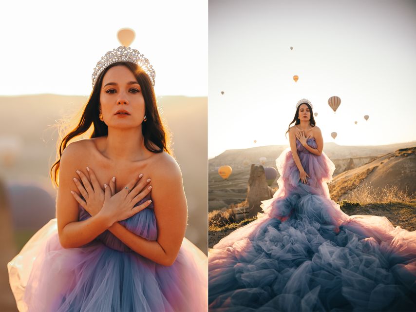 Cappadocia: Photo Shooting With Flying Dresses - What you receive after the shoot