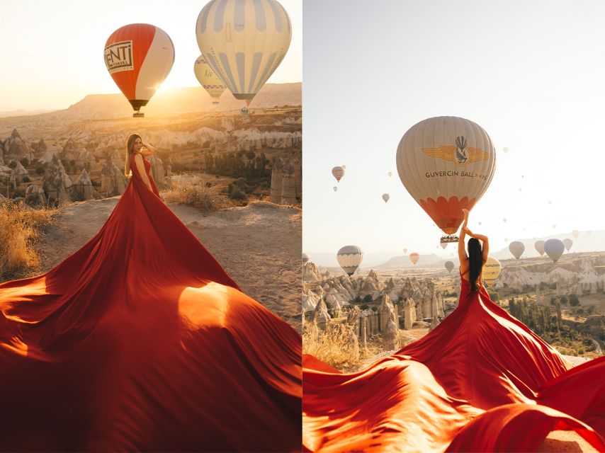 Cappadocia: Photo Shooting With Flying Dresses - The early start and hotel pickup