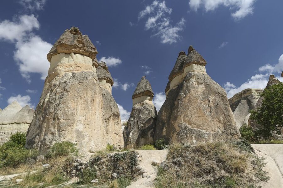 Cappadocia: Red Tour and Sunrise Balloon Tour - Devrent Valley and Cappadocia’s playful rock shapes