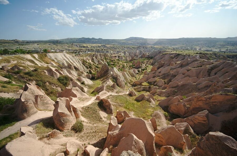 Cappadocia: Rose and Red Valley Hiking Tour - Column Church and Cappadocia’s carved places of worship