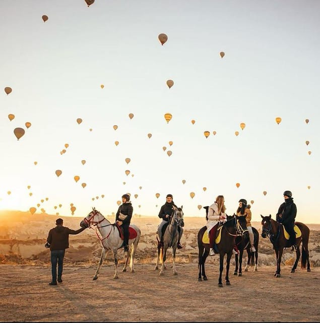 Cappadocia's Sunrise Horseback Riding - The Ladies Monastery on horseback