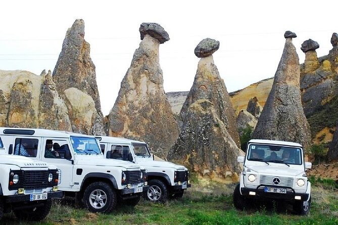 Cappadocia: Sunrise and Sunset Jeep Safari - Pancarlik Valley adds rock carvings and quiet scenery