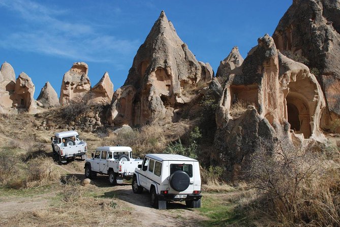 Cappadocia: Sunrise and Sunset Jeep Safari - Rose Valley is the photo stop to protect