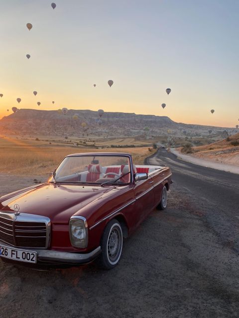 Cappadocia: Sunrise, Day Tour & Sunset Classic Car Tour - Key points to know before booking