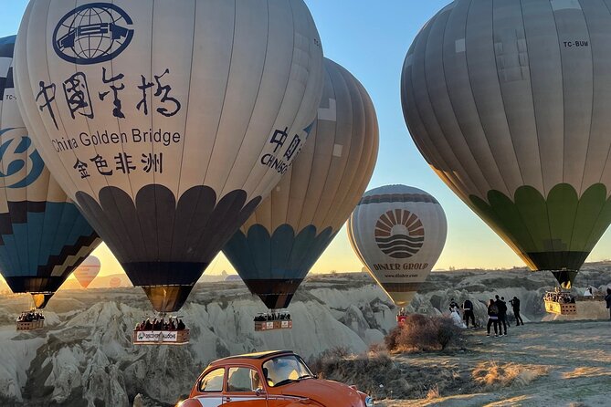 Cappadocia Sunrise Hot Air Balloon Flight / Discovery Balloons - Watching the balloon come alive before takeoff