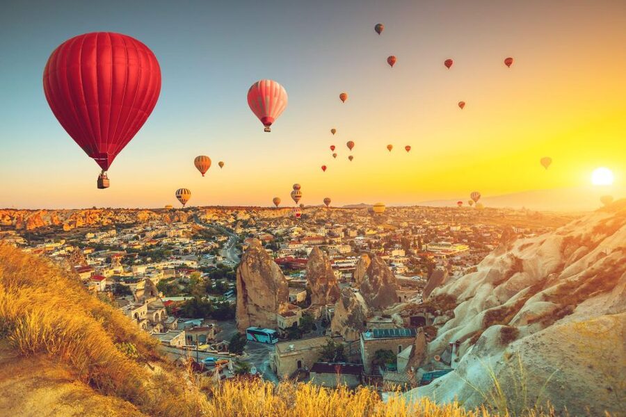 Cappadocia: Sunrise Hot Air Balloon Flight with Transfers - From your hotel to the Göreme launch area