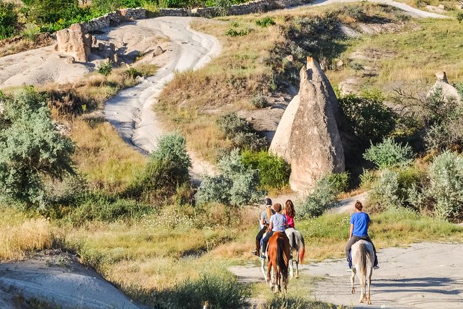 Cappadocia Sunset Horse Riding through the Valleys and Fairy Chimneys - Red Valley at the changing light