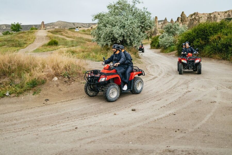 Cappadocia: Sunset or Daytime ATV Adventure Tour - White and Red Valleys keep the ride varied