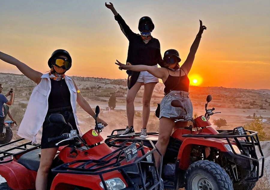 Cappadocia: Sunset or Daytime ATV Adventure Tour - Sword Valley begins the route with fairy chimneys