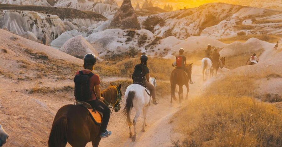Cappadocia: Sunset or Daytime Horse Riding Tour - Sunset Light Over Cappadocia’s Fairy Chimneys