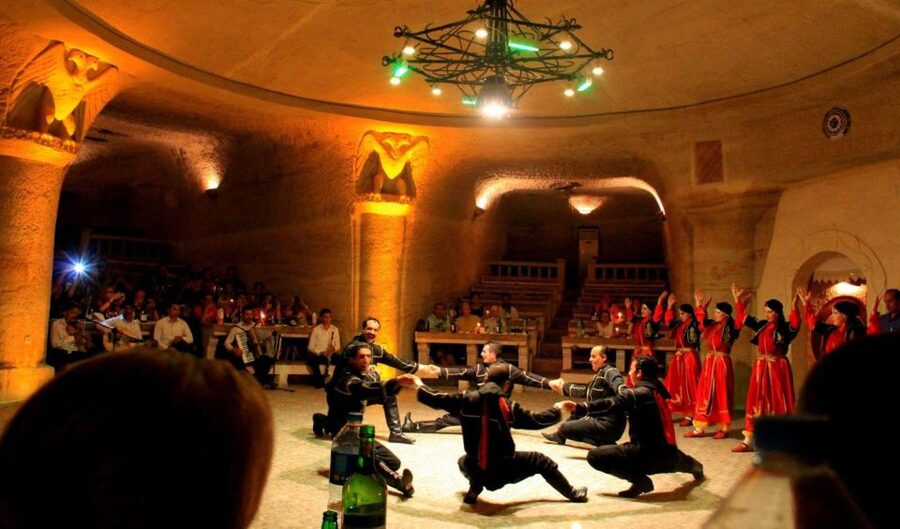 Cappadocia: Traditional Turkish Performance Night with Drink - What happens during the four-hour program