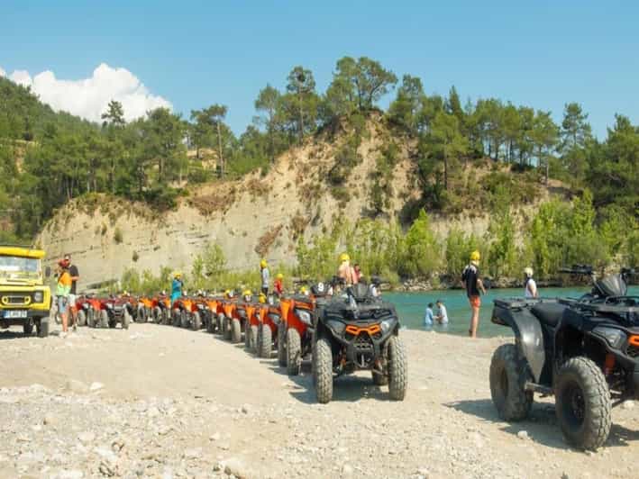 City of Belek/Side: Quad Safari Adventure + Transfer - Getting fitted and learning the controls