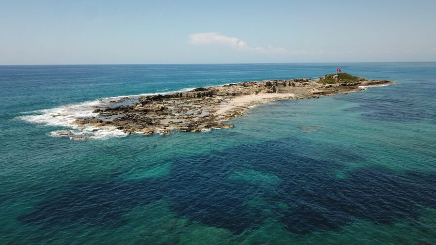 City of Side: Dolphin Island Boat Tour with BBQ & Foam Party - The first swim and the Manavgat Bosphorus