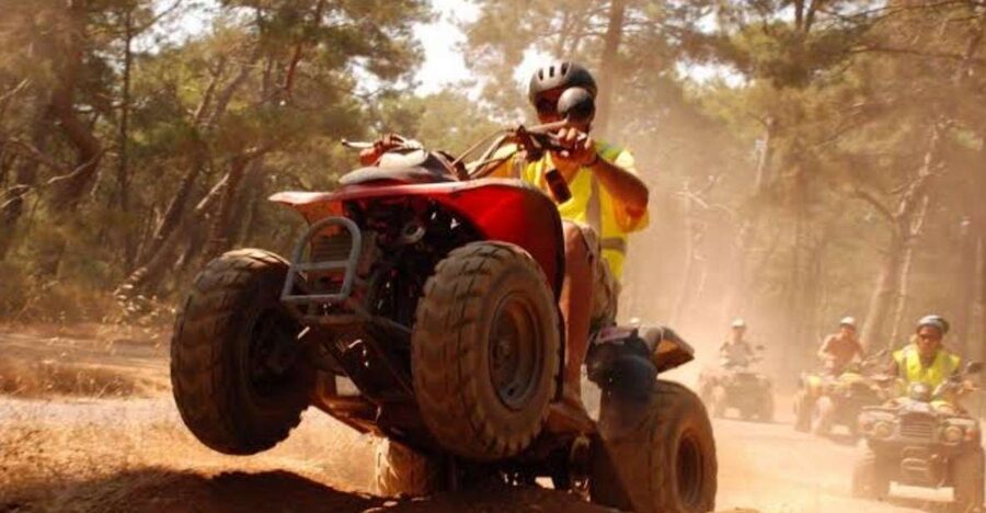 City of Side: Forest Quad-Bike Tour with Hotel Transfers - What the 70-minute ride feels like