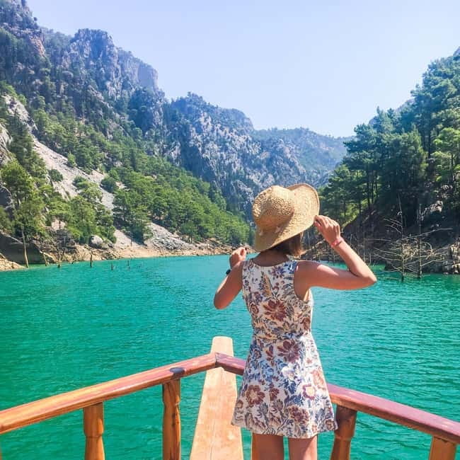 City of Side: Green Canyon Boat Trip w/Unlimited Soft Drinks - Canoes, fishing rods, or time to sit quietly