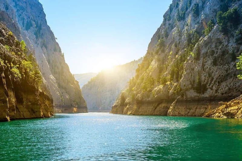 City of Side: Green Canyon Boat Trip w/Unlimited Soft Drinks - The morning transfer from Side to Oymapinar