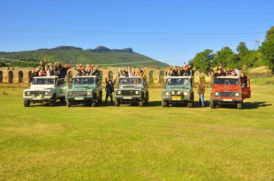 City of Side: Green Canyon Jeep Tour, Boat Trip & Waterfall - Green Lake boat cruise and swimming