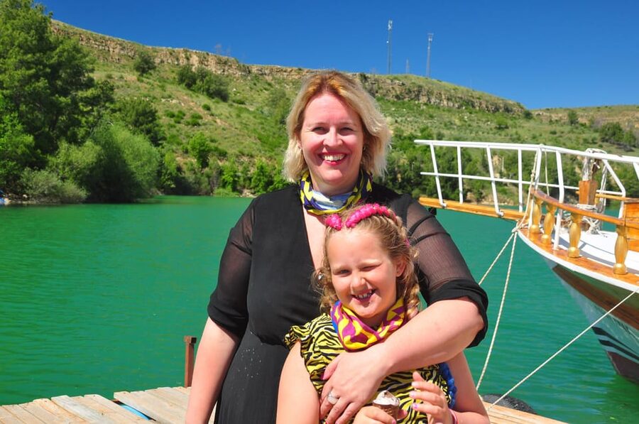 City of Side: Jeep Safari & Green Lake Boat Trip with Lunch - Roman aqueducts and the first photo stops