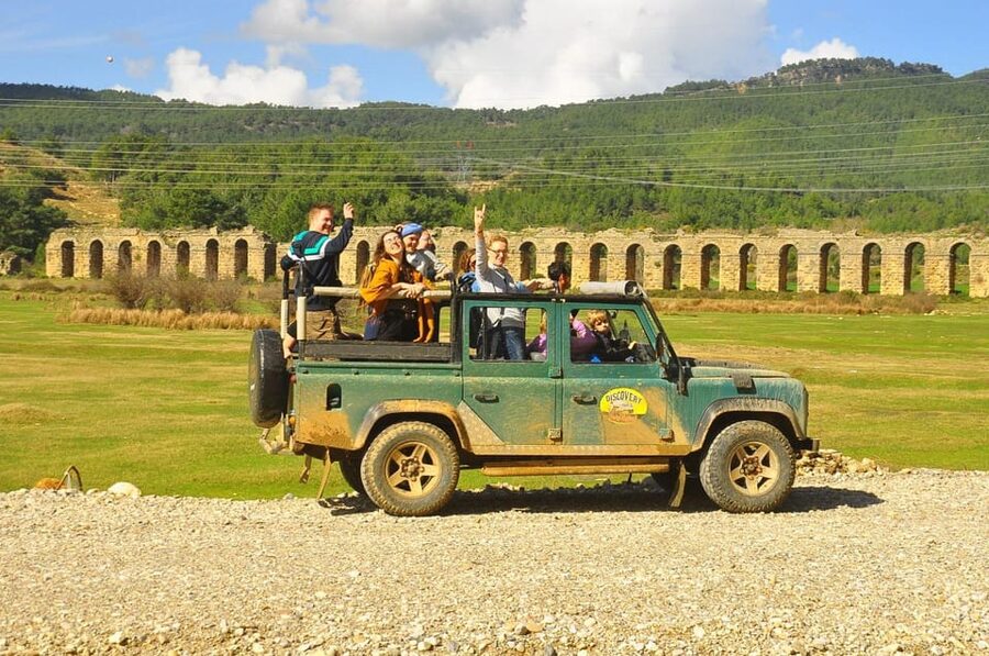 City of Side: Jeep Safari & Green Lake Boat Trip with Lunch - Lunch beside the lake