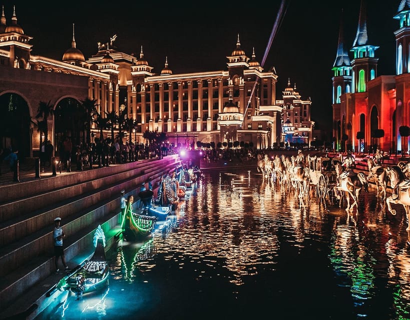 City of Side: Land of Legends Transfer & Boat Parade Show - Arriving at the fantasy-style complex