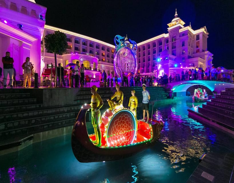 City of Side: Land of Legends Transfer & Boat Parade Show - How much free time will you have?