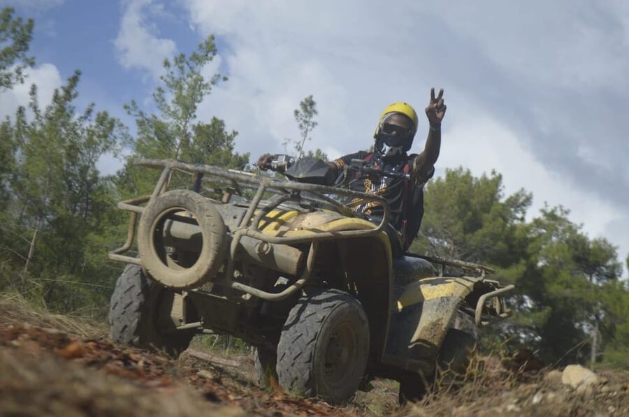 City of Side: Quad Bike Safari in the Taurus Mountains - Getting comfortable on the 250cc quads