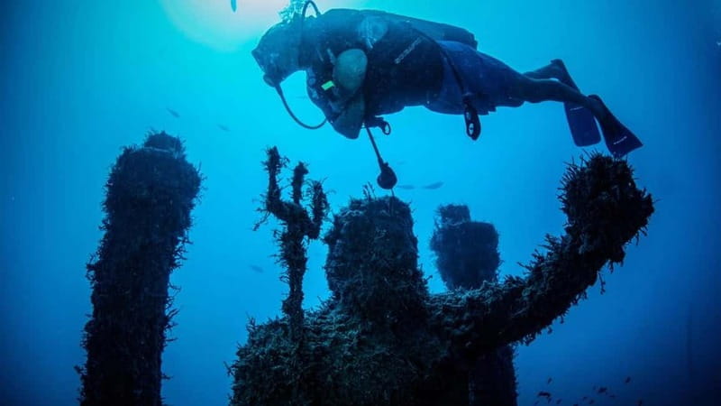 City of Side: Scuba Diving Underwater Museum with Pickup - First 20-minute underwater session