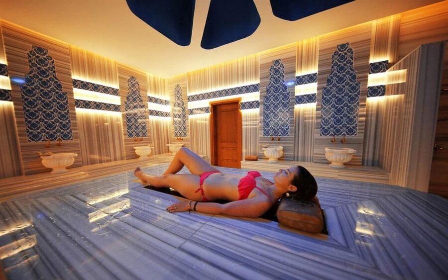 City of Side: Turkish Bath, Massage and Sauna with Transfer - From the hotel security gate to the hammam