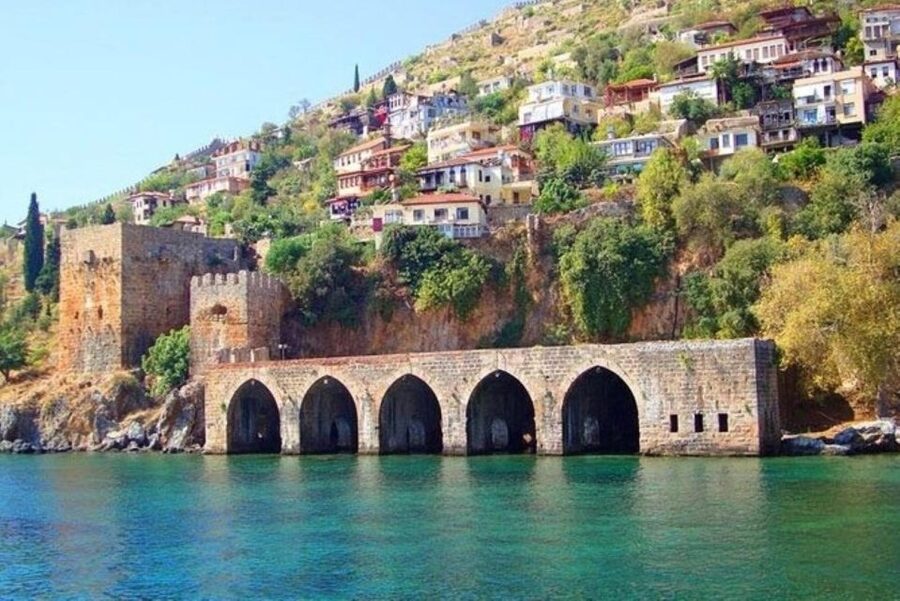Explore Alanya's Beauty Catamaran Boat Tour - Phosphorus Cave and feeding the fish