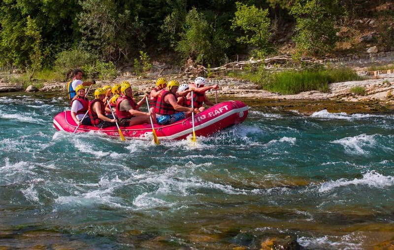 Family Rafting at Koprulu Canyon w/Lunch and Hotel Transfer - Rafting 14 kilometers beneath the canyon walls