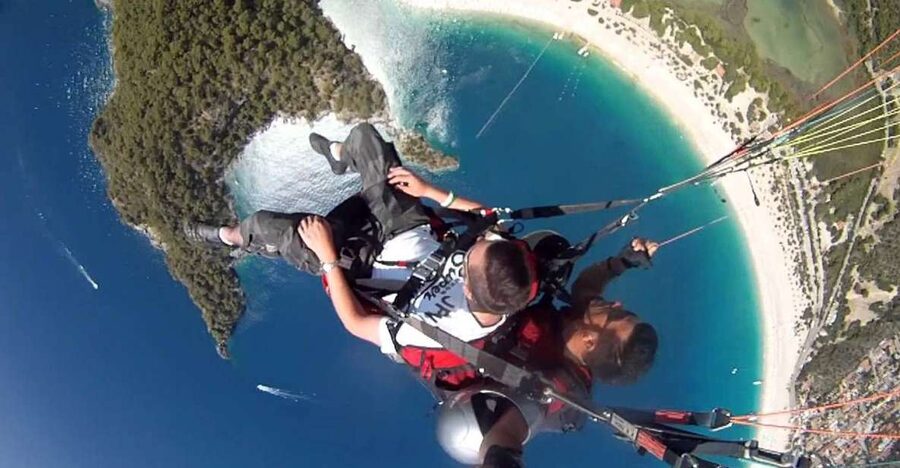Fethiye: Blue Lagoon Tandem Paragliding w/Photos & Video - The 40-minute ride to Baba Dağ