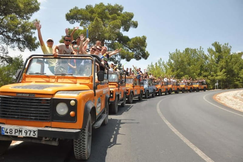 Fethiye: Jeep Safari to Tlos, Yakapark, Saklikent with Lunch - Gizlikent Waterfall requires sandals and steady footing