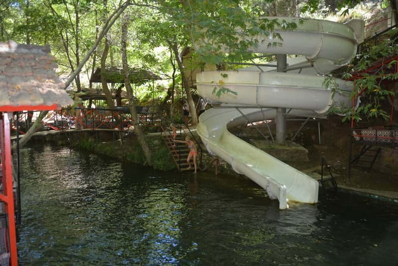 From Alanya: Jeep Safari with Lunch, Dim River & Cave - The open Land Rover pickup from Alanya