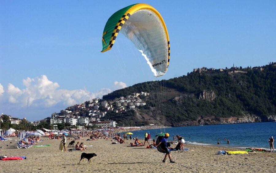 From Antalya, Belek, Side Alanya Paragliding Experience - What the flight feels like from above Alanya