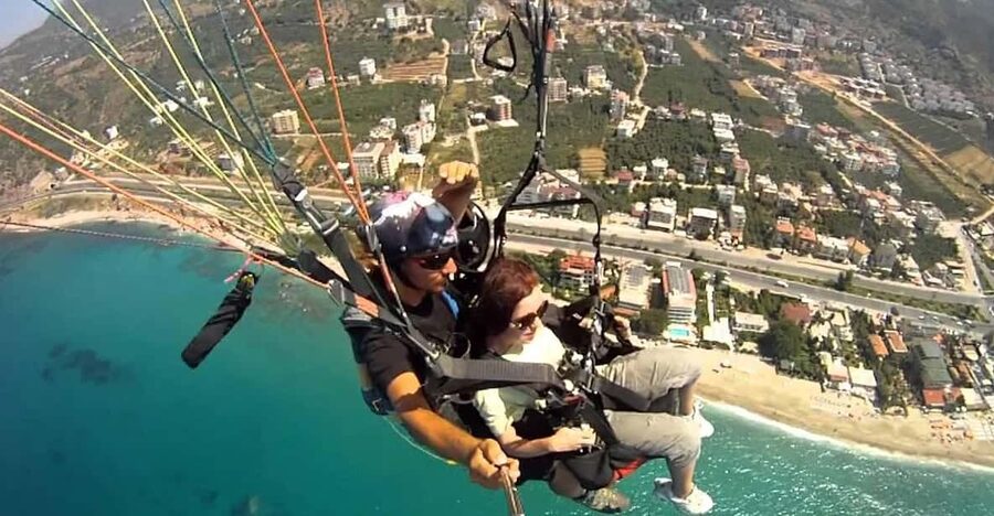 From Antalya, Belek, Side Alanya Paragliding Experience - The ride to the mountain and the safety briefing