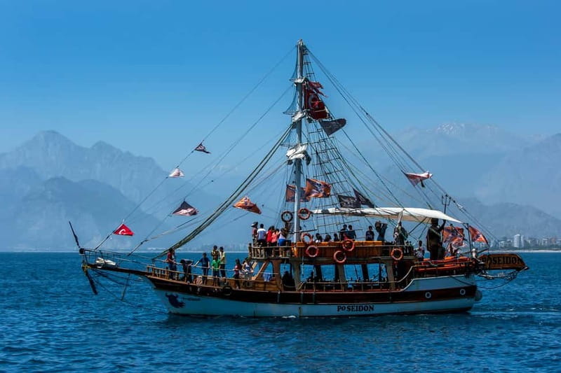 From Antalya: Half-Day Boat Tour to Düden Waterfalls - Boat comfort and the crew