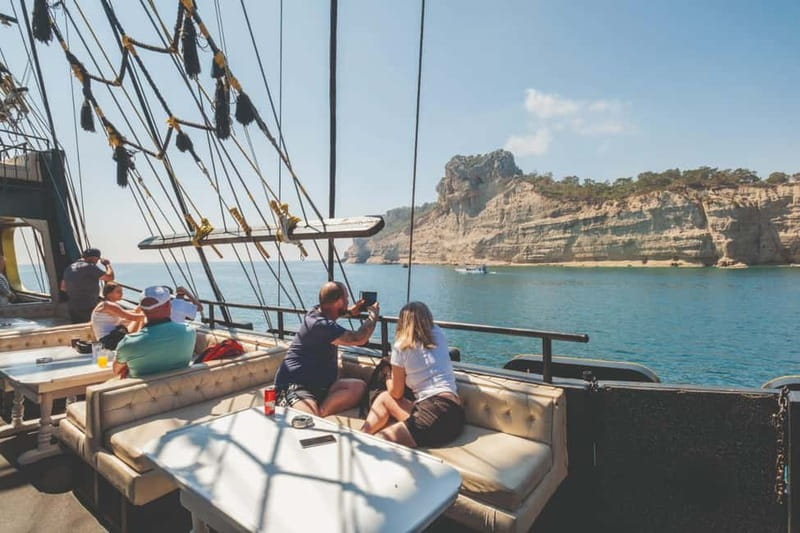From Antalya/Kemer: All-Inclusive Party Boat with Lunch - Phaselis Bay, with an important limitation